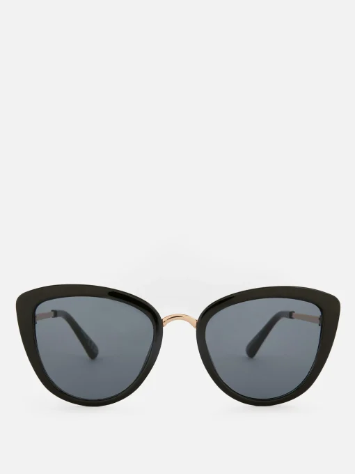 Metal Trim Cat Eye Sunglasses