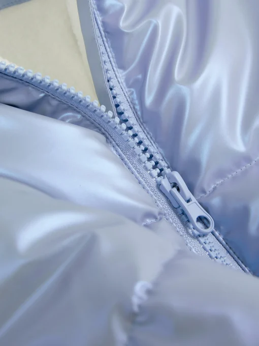 Metallic Puffer Jacket