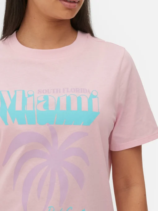 Miami Print T-Shirt