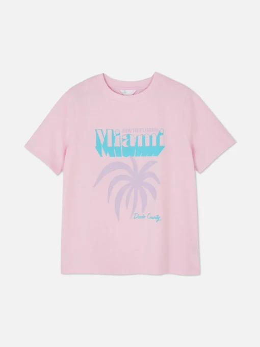 Miami Print T-Shirt