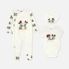Mickey And Minnie Mouse Sleeper, Bodysuit And Bib