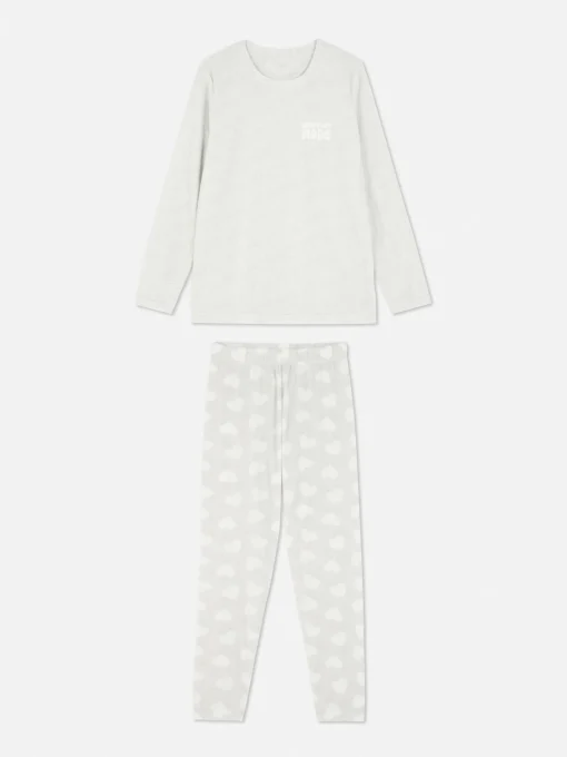 Microfleece Long Sleeve Pajamas