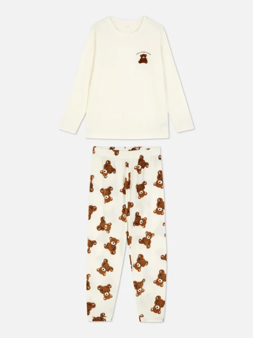 Microfleece Long Sleeve Pajamas