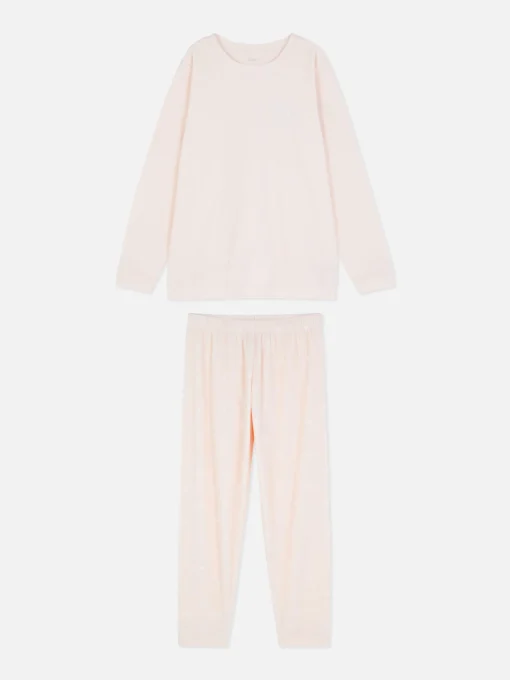 Microfleece Long Sleeve Pajamas