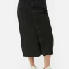Midi Denim Skirt