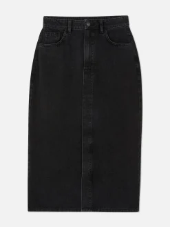 Midi Denim Skirt