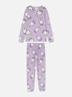 Miffy Long Sleeve Fleece Pajamas