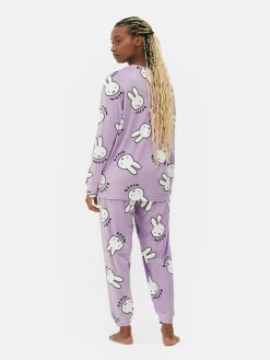 Miffy Long Sleeve Fleece Pajamas