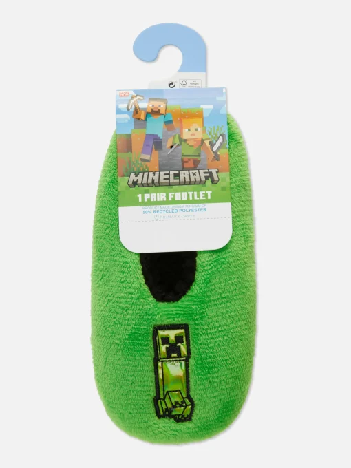 Minecraft Creeper Footie Socks