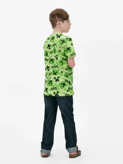 Minecraft Creeper Print T-Shirt