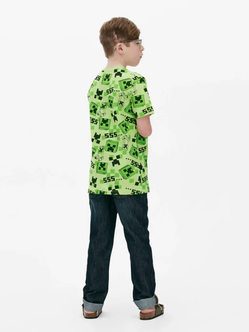 Minecraft Creeper Print T-Shirt