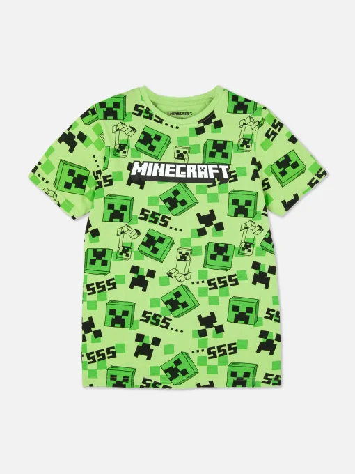 Minecraft Creeper Print T-Shirt