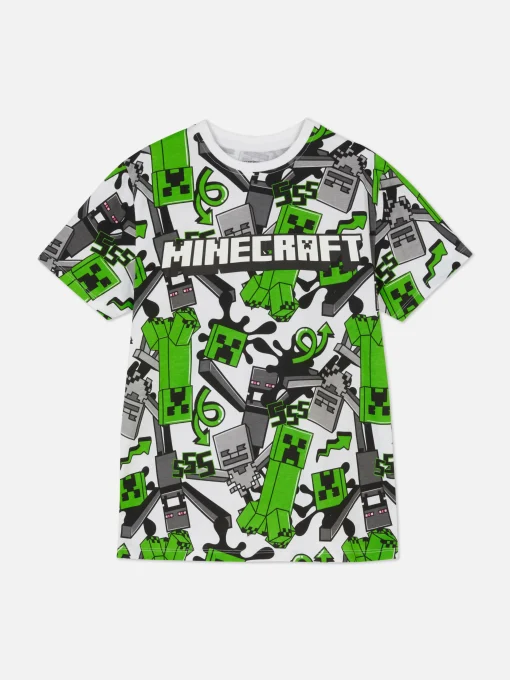 Minecraft Creeper Print T-Shirt