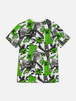 Minecraft Creeper Print T-Shirt