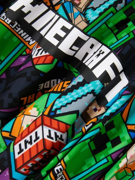 Minecraft Long Sleeve T-Shirt And Bottoms Pajama Set