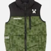 Minecraft Zip-Up Puffer Vest