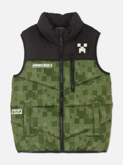 Minecraft Zip-Up Puffer Vest