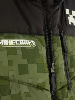 Minecraft Zip-Up Puffer Vest