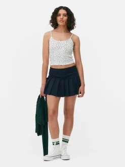 Mini Floral Ribbed Cami