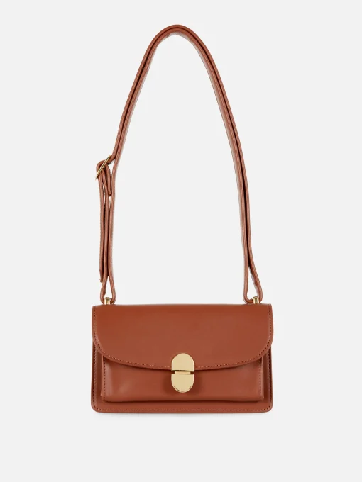 Mini Lock Crossbody Bag