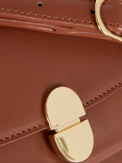Mini Lock Crossbody Bag