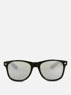 Mirrored Square Frame Sunglasses
