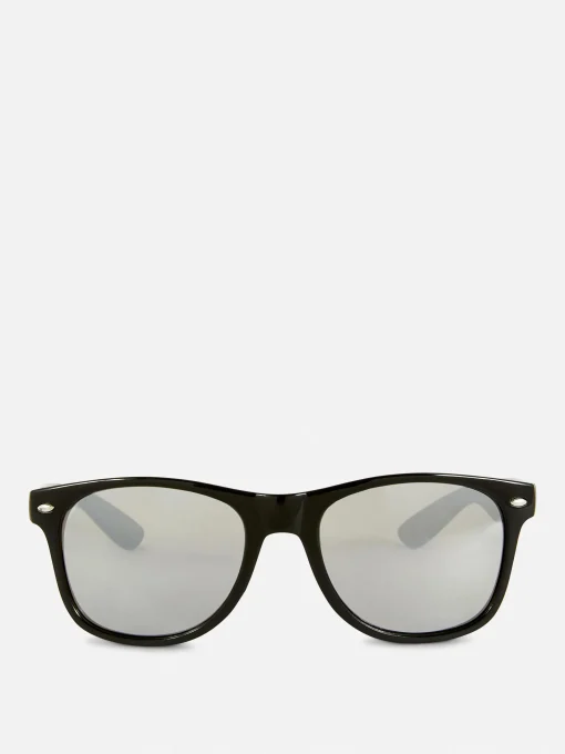 Mirrored Square Frame Sunglasses