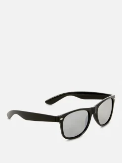 Mirrored Square Frame Sunglasses