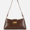 Mock Croc Shoulder Bag
