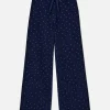 Moon And Stars Wide Leg Pajama Bottoms