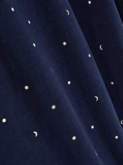 Moon And Stars Wide Leg Pajama Bottoms