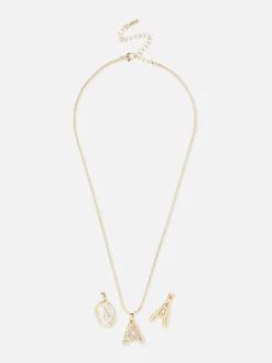 Multi-Pendant Initial Necklace