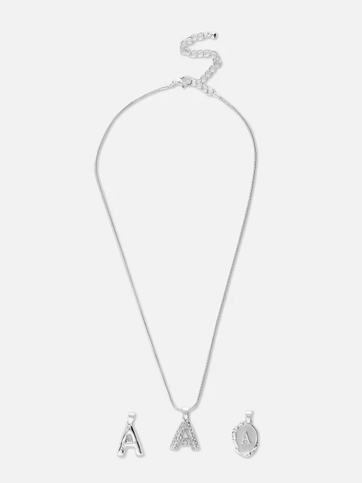 Multi-Pendant Initial Necklace