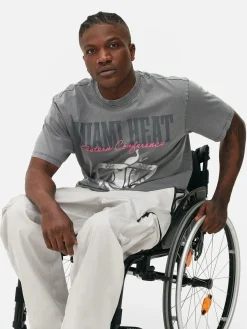 NBA Miami Heat Acid Wash T-Shirt