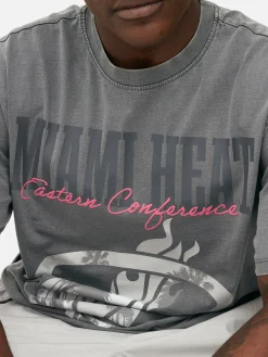 NBA Miami Heat Acid Wash T-Shirt