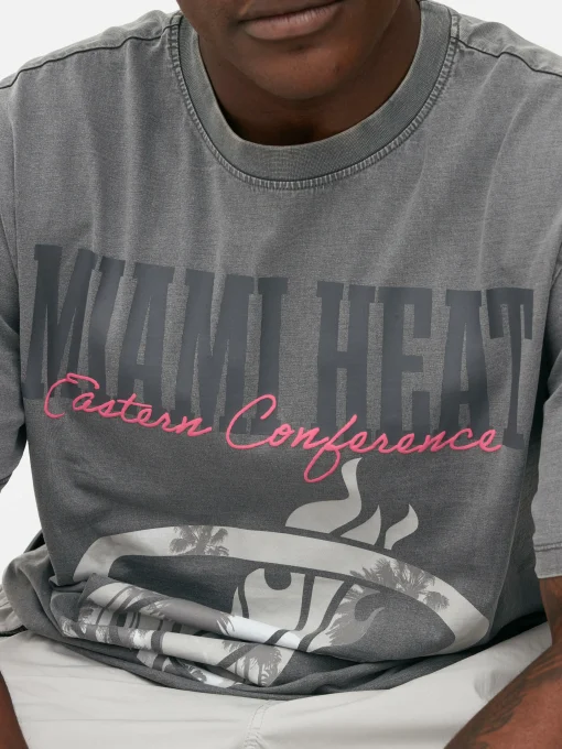 NBA Miami Heat Acid Wash T-Shirt