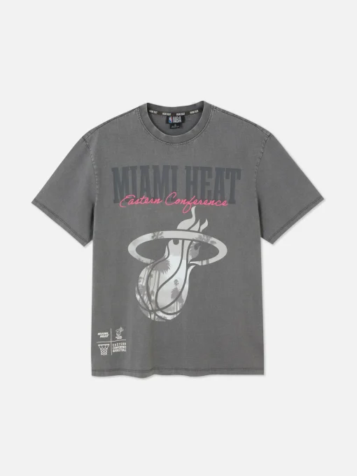 NBA Miami Heat Acid Wash T-Shirt
