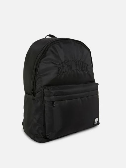 New York Embroidered Backpack