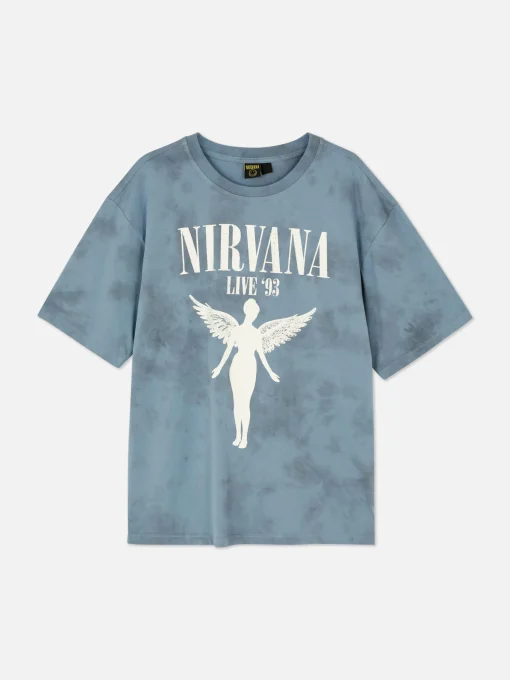 Nirvana Tie Dye Graphic T-Shirt