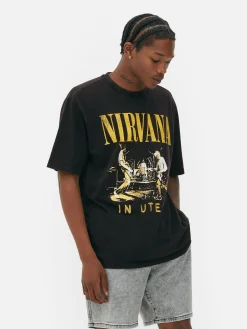 Nirvana Washed Effect T-Shirt