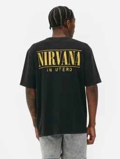 Nirvana Washed Effect T-Shirt