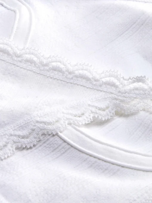 Non-Padded Pointelle Longline Bra Lingerie Set