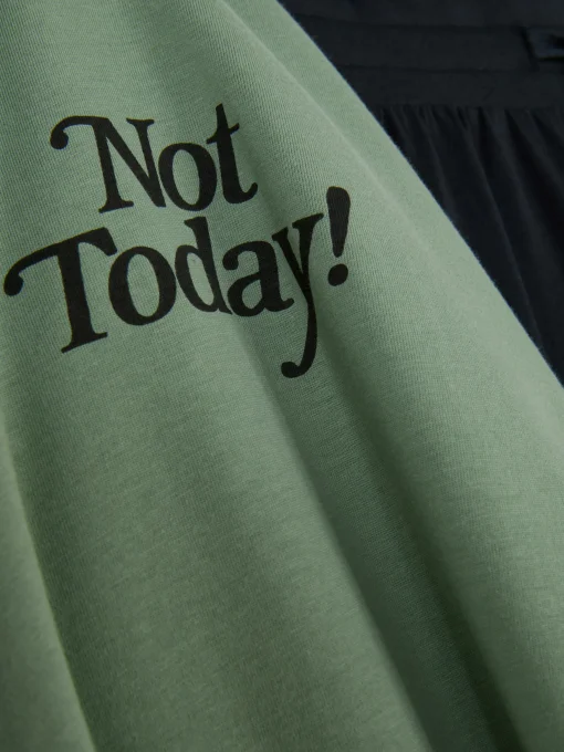 Not Today T-Shirt And Shorts Pajamas
