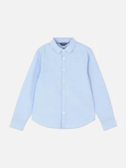 Older Boy Long Sleeve Oxford Shirt