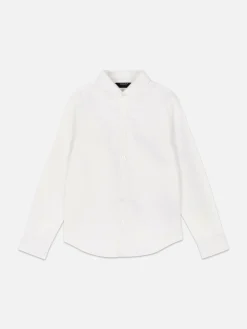 Older Boy Long Sleeve Oxford Shirt