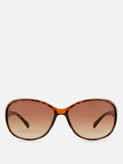 Ombré Lens Oval Sunglasses