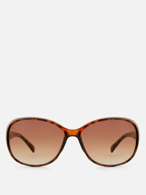 Ombré Lens Oval Sunglasses