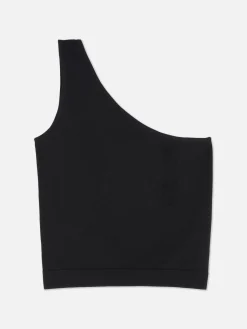 One Shoulder Crop Top