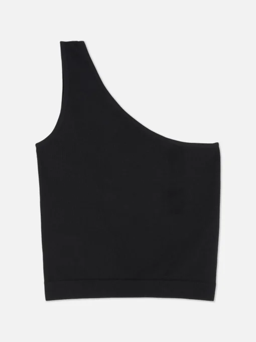 One Shoulder Crop Top