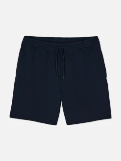 Ottoman Ribbed Pajama Shorts